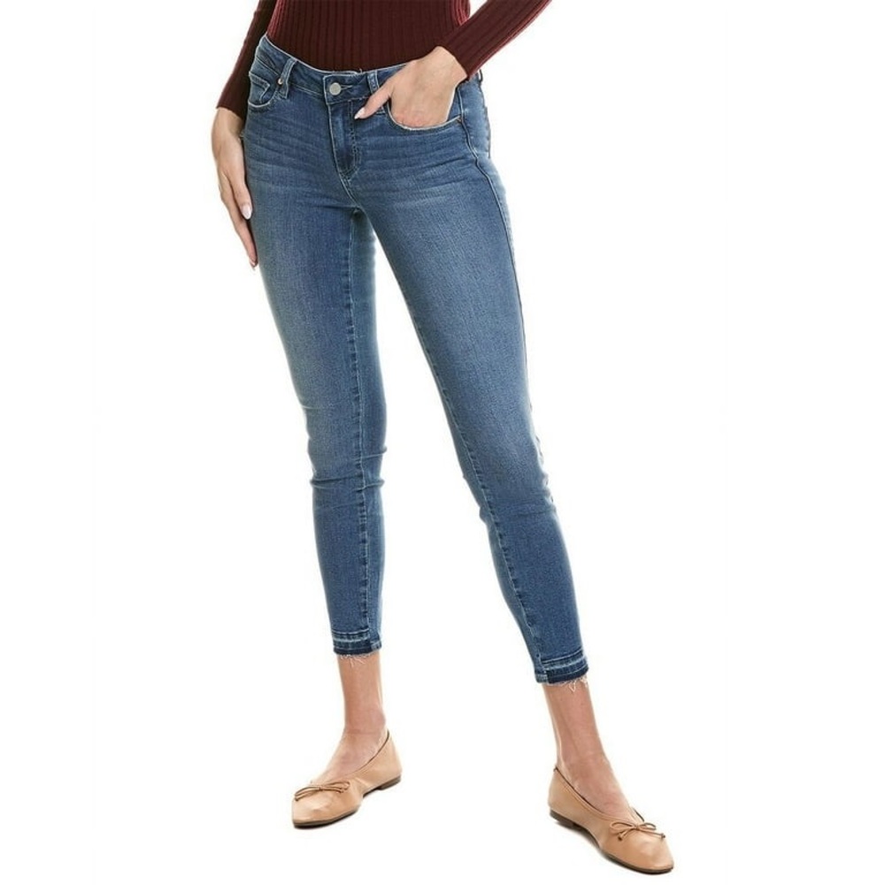 PAIGE womens Verdugo Rihannon Distressed Mid Rise Ultra Skinny Ankle,28.